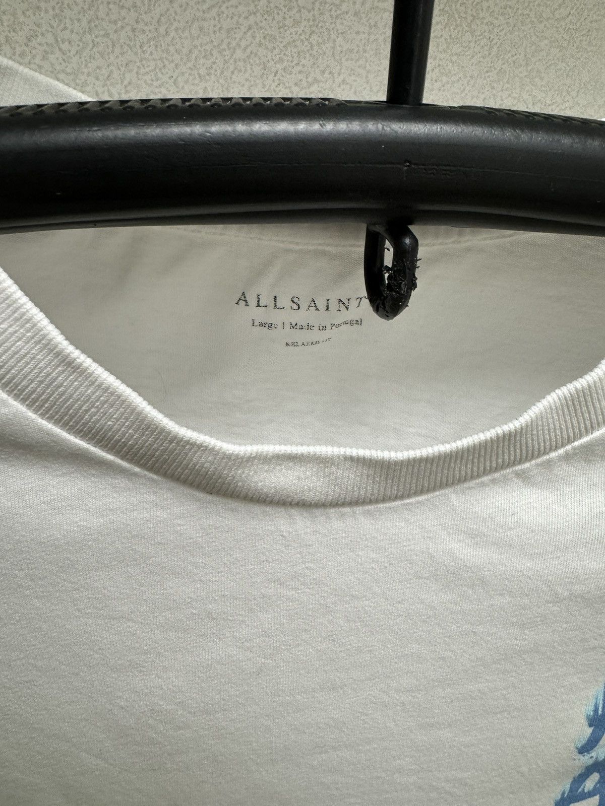 Allsaints Allsaints big logo white t-shirt L sz Japanese brand Size US L / EU 52-54 / 3 - 7 Thumbnail