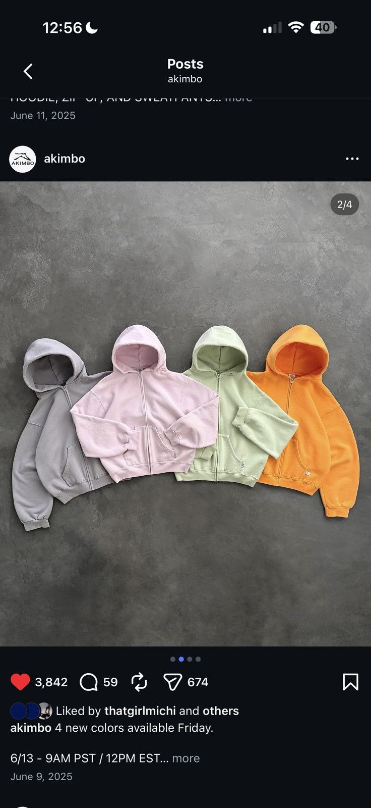 Akimbo Club Akimbo Club Zip-up Hoodie Size US L / EU 52-54 / 3 - 1 Thumbnail