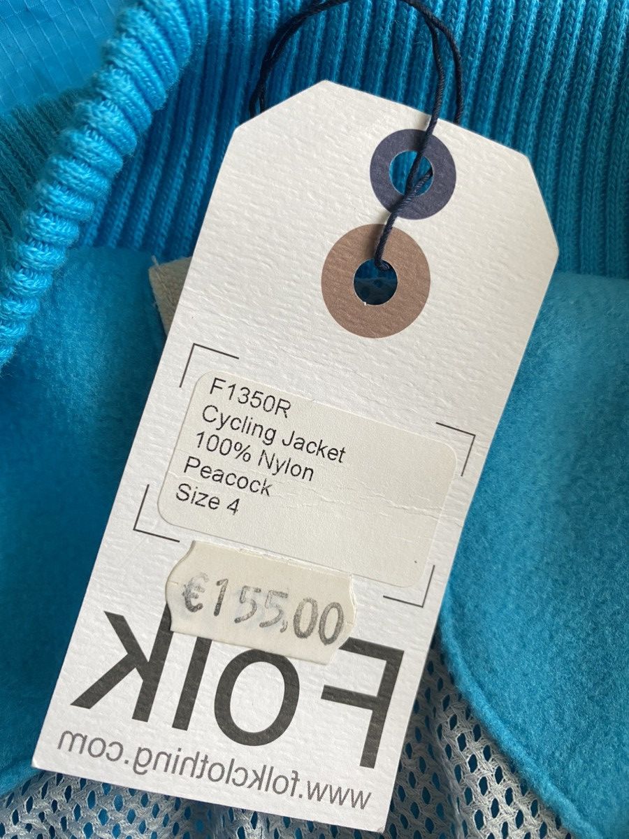 Folk Folk Cycling Nylon Peacock Jacket size 4 Size US XL / EU 56 / 4 - 5 Thumbnail