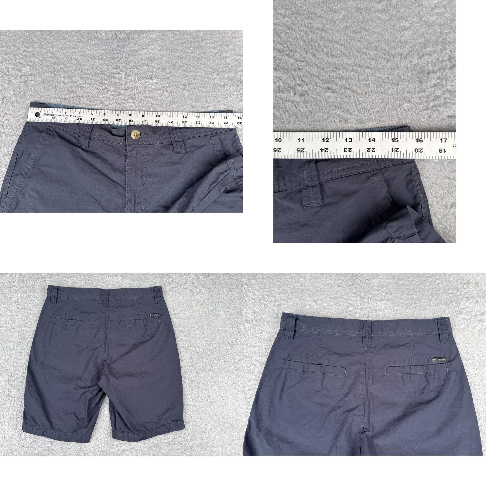Vintage Columbia Shorts Men 30 Blue Chino 100% Cotton Hiking Camping 30x10 Size US 30 / EU 46 - 9 Thumbnail
