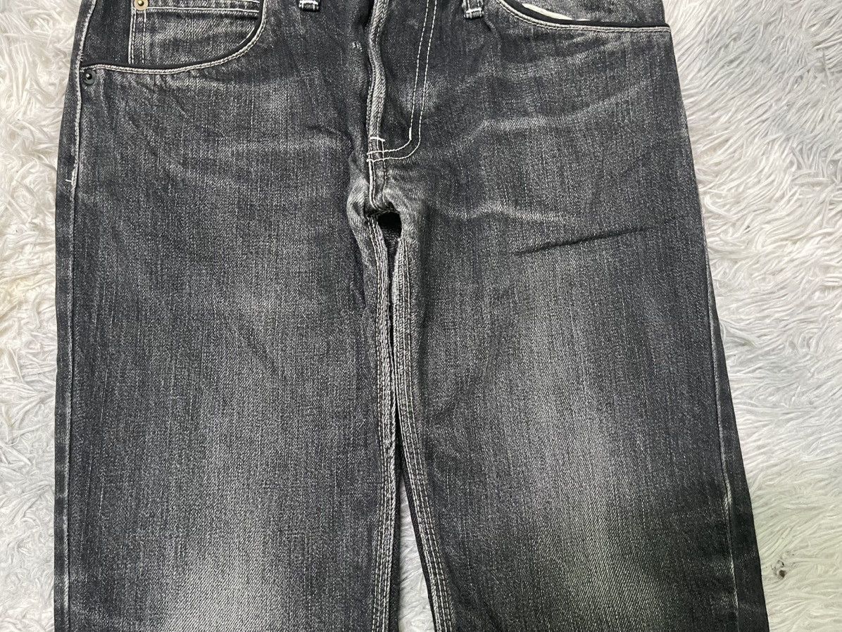 Fad Three RARE VINTAGE FAD 3 COLLABORATION JAPANESE BLACK JEANS Size US 29 - 6 Thumbnail