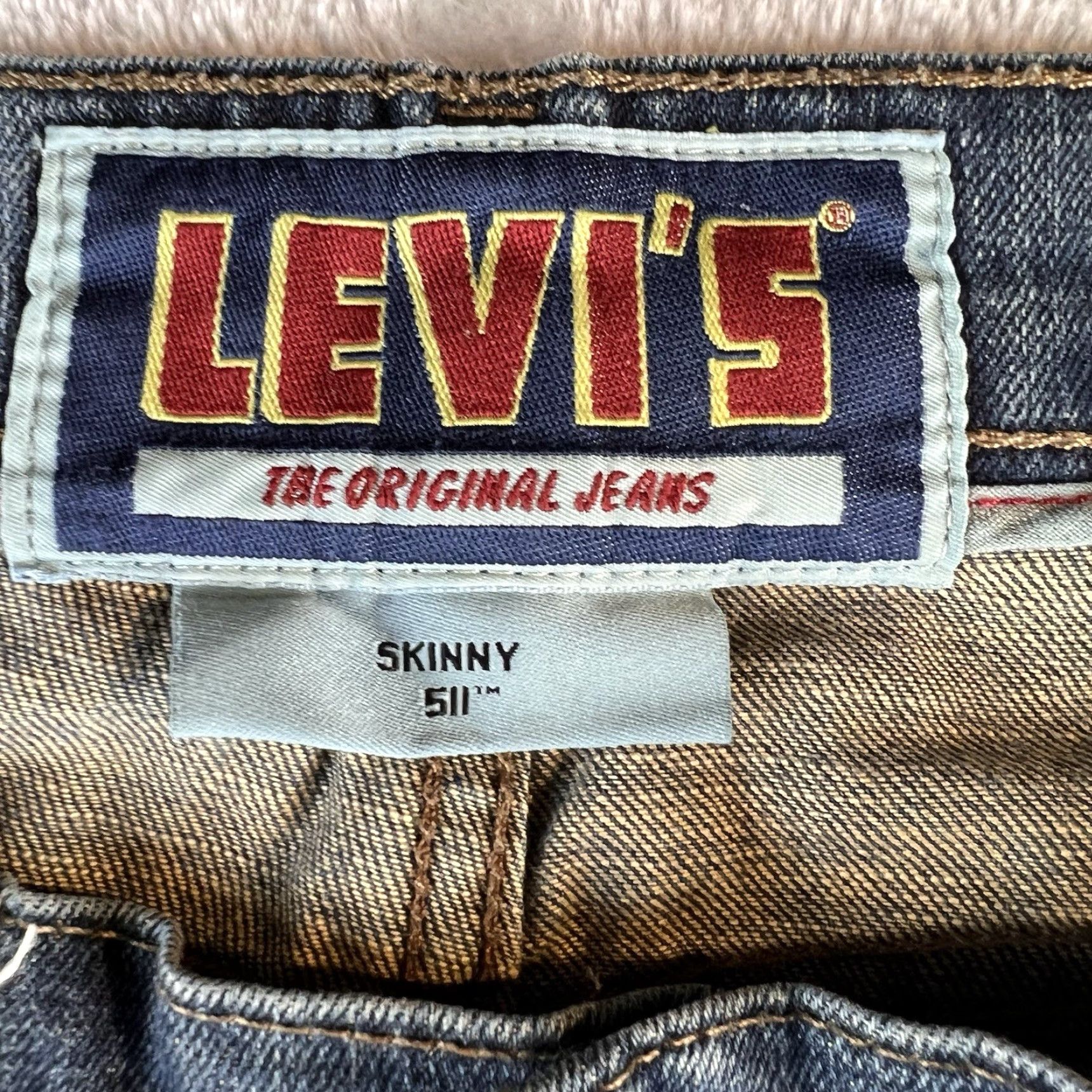 Levi's Levi's 511 Jeans Slim Skinny Fit Denim Blue 36x32 Regular Men Size US 36 / EU 52 - 3 Thumbnail