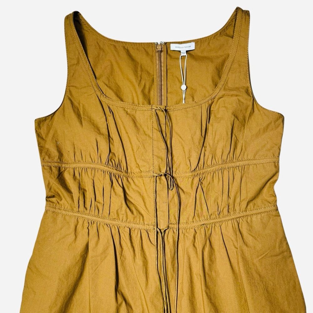 Rebecca Taylor NWT New $265 Rebecca Taylor Sleeveless Poplin Cotton Silk B Size 32" / US 10 / IT 46 - 5 Thumbnail