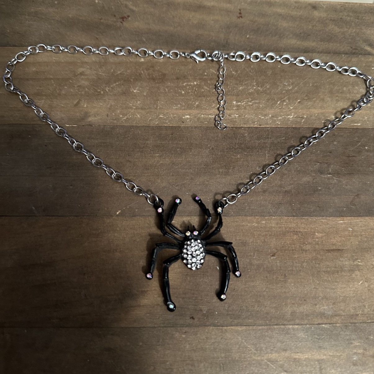 Other Rhinestone black spider necklace Size ONE SIZE - 2 Thumbnail