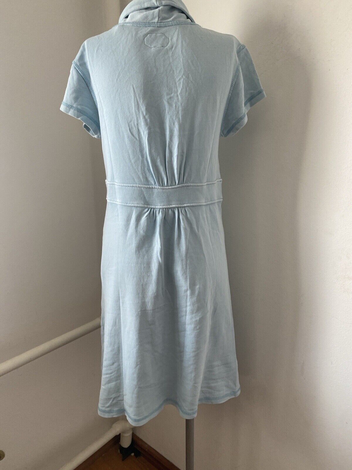 Vintage My no Jersey Y2K Dress Size M Baby Blue Sk2419 Size M / US 6-8 / IT 42-44 - 5 Thumbnail