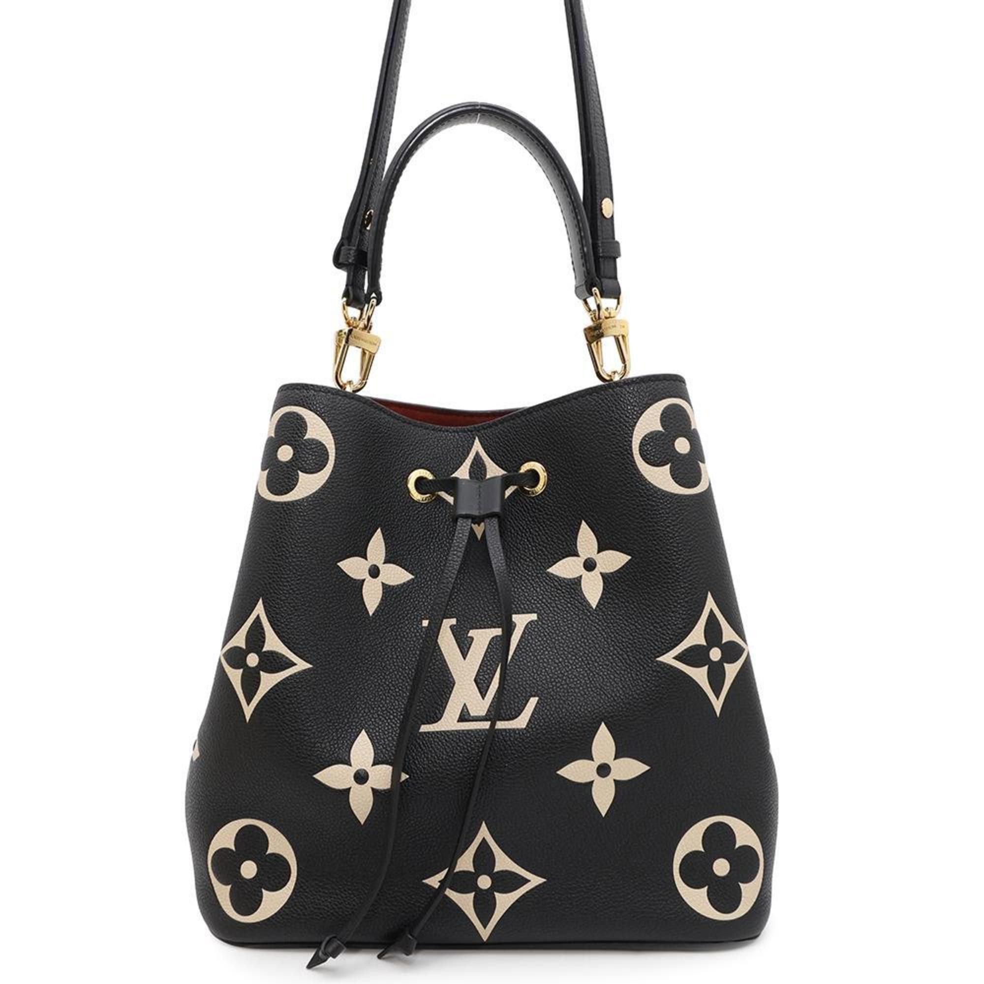 Louis Vuitton Shoulder Bag Bicolor Monogram Empreinte NeoNoe MM