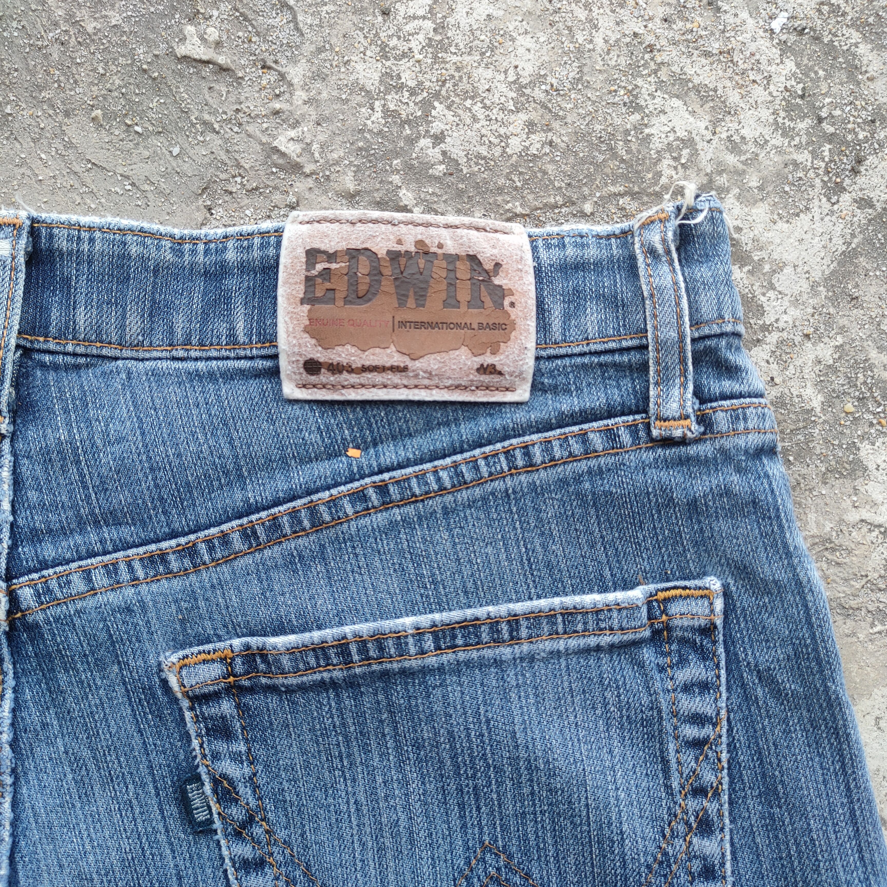 Edwin W31 VINTAGE EDWIN FADED BLUE JEANS PANTS Size US 31 - 10 Thumbnail