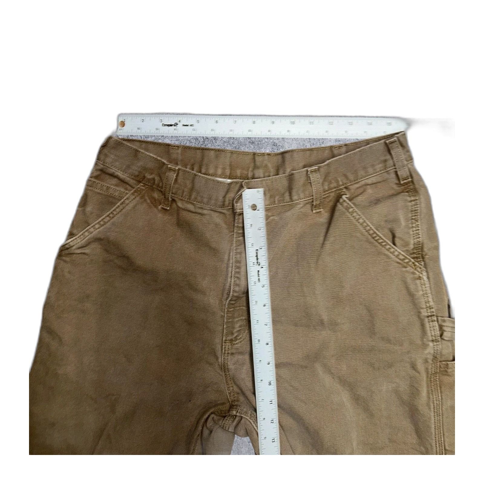Carhartt Carhartt Pants Mens 36x35 Brown Duck Canvas Carpenter Dungar Size US 36 / EU 52 - 4 Thumbnail