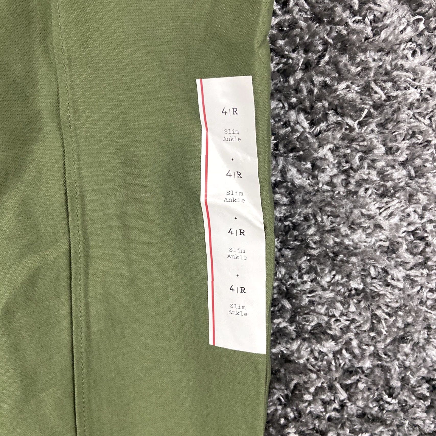 Vintage VINTAGE? No. A New Day Slim Ankle Pants Women’s 4 Green Slimming-Style Everyday Womens Pants 4 Green Adults Women Size 27" / US 4 / IT 40 - 3 Thumbnail