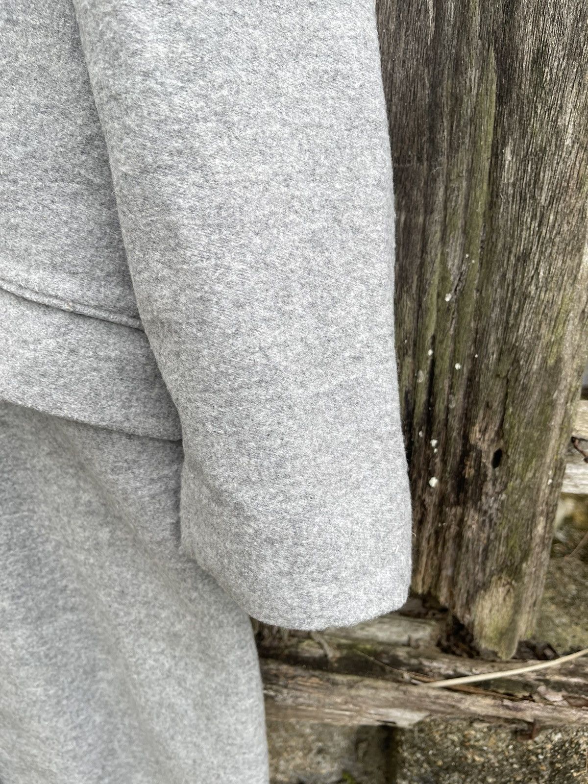 Global Work Global Work Grey Wool Blend Overcoat Classic Fit – Size M Size M / US 6-8 / IT 42-44 - 8 Thumbnail