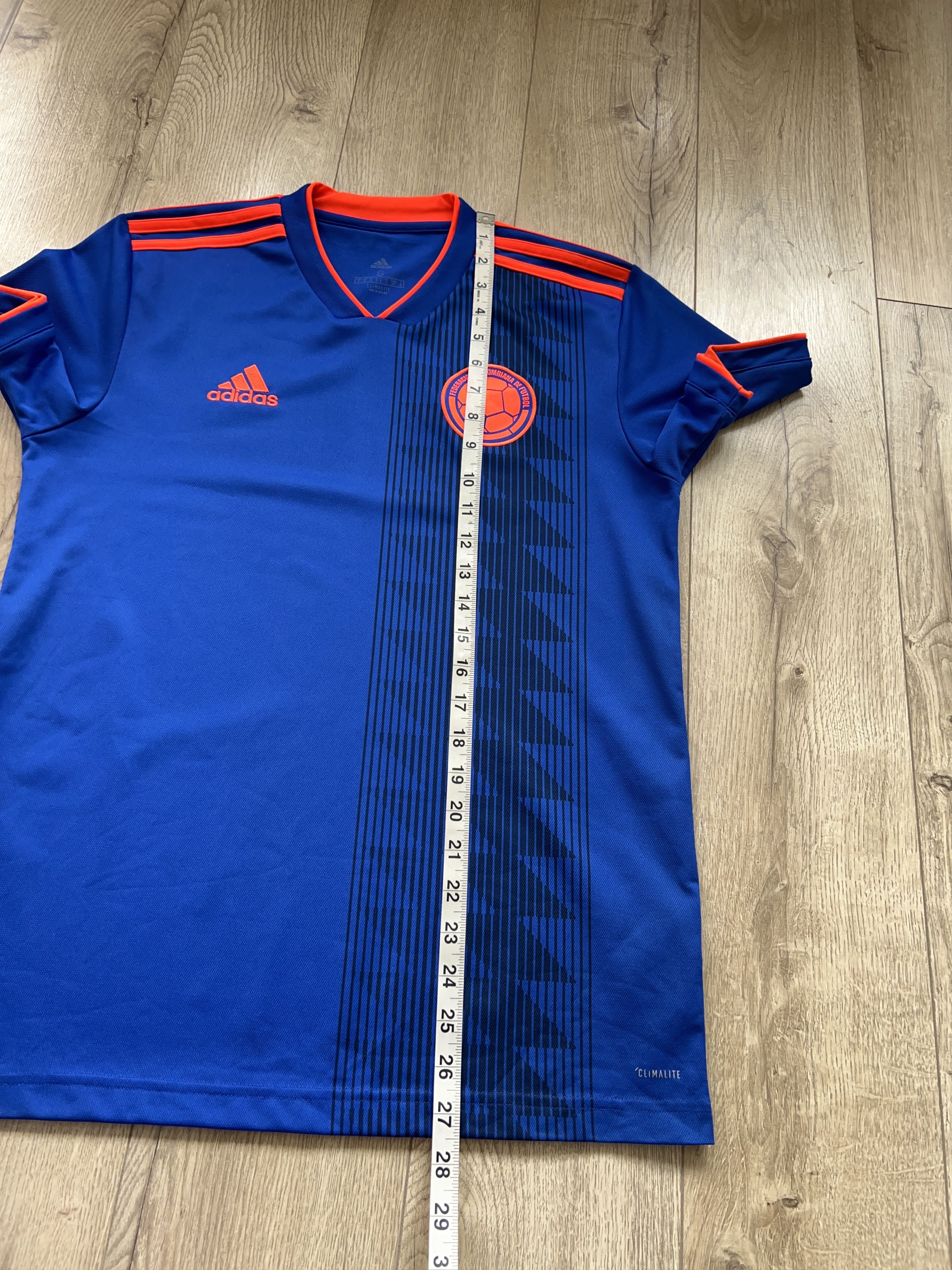 Adidas Mens Colombia 2018 2019 Away Football Soccer Shirt Jersey Size US S / EU 44-46 / 1 - 5 Thumbnail