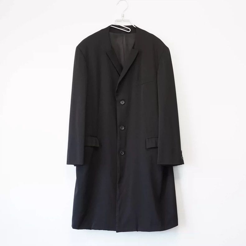 Yohji Yamamoto Yohji Yamamoto Wool Overcoat 96AW-dmc Size US M / EU 48-50 / 2 - 1 Thumbnail