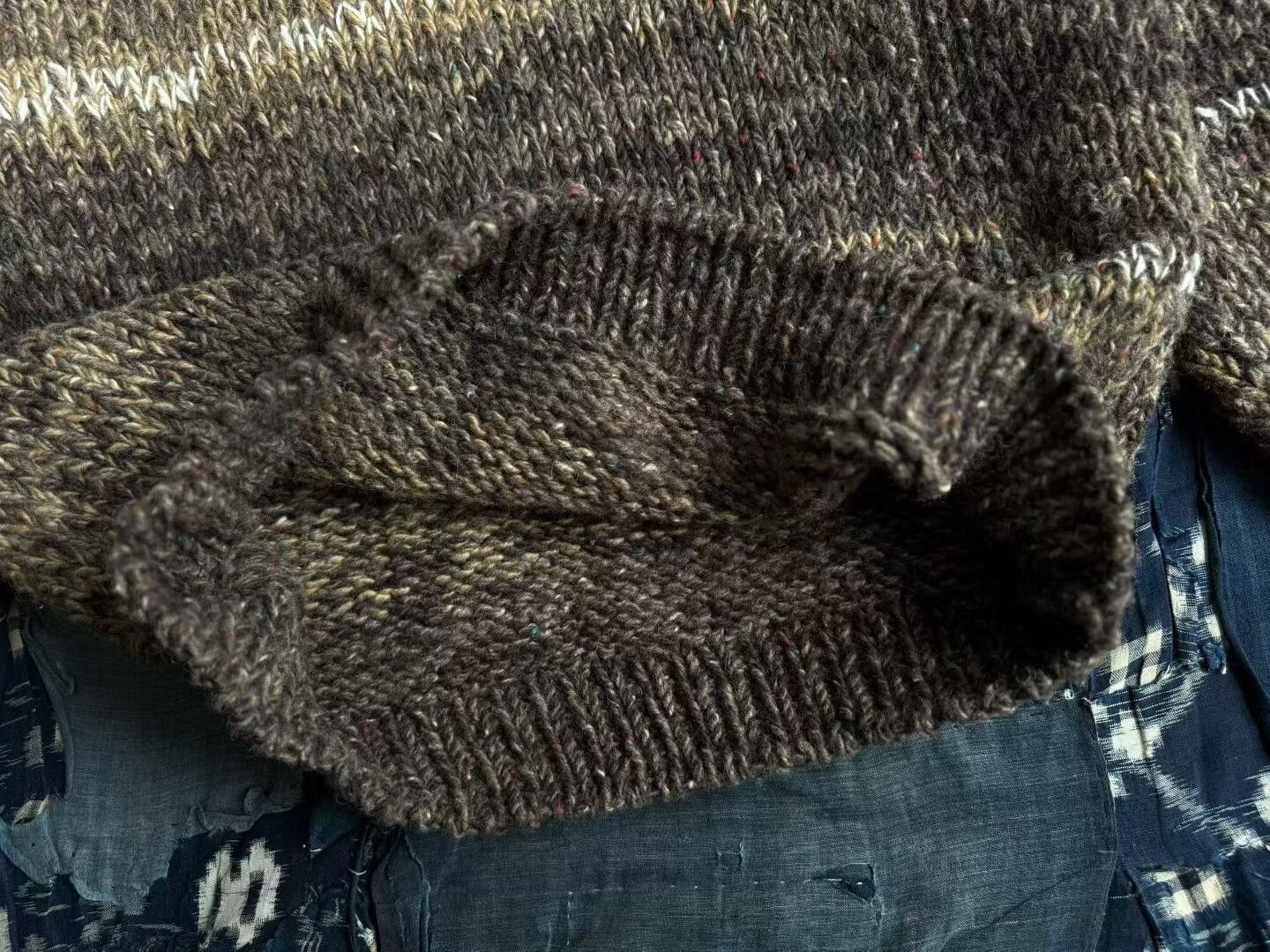 Visvim VISVIM 21AW AMPLUS CREW Gradient Hand Knit Sweater Size US L / EU 52-54 / 3 - 8 Thumbnail