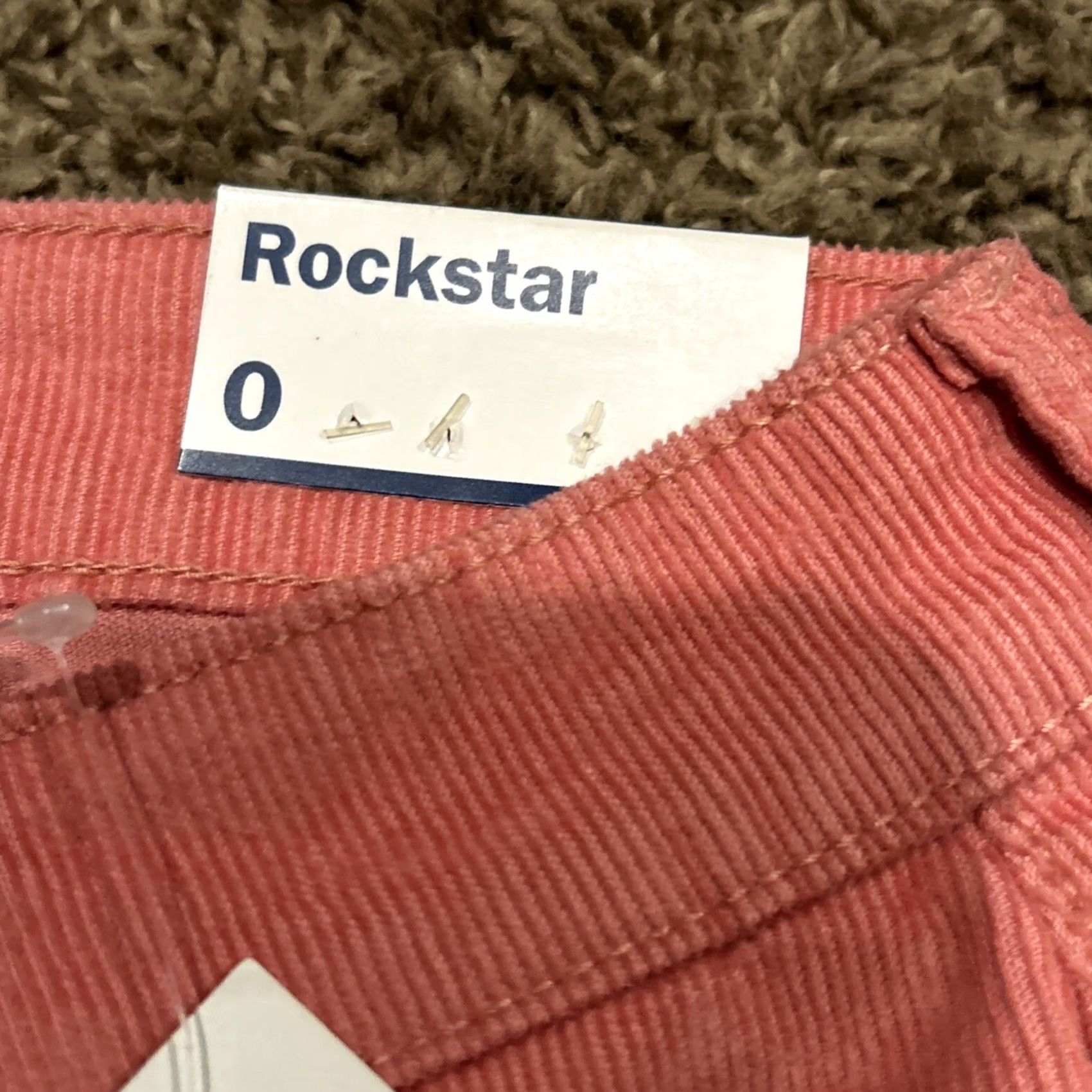 Old Navy Old Navy Pants Womens 0 Pink NWT Corduroy Women Skinny Rockstar High Rise B26 Size 25" / US 0 / IT 36 - 3 Thumbnail