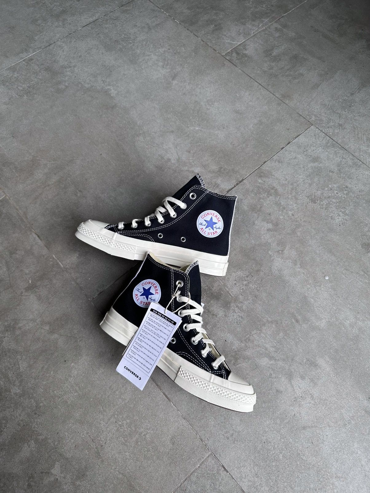 Comme des Garcons PLAY × Converse CDG PLAY x CONVERSE HI CHUCK TAILOR 70 Size US 7 / IT 37 - 7 Thumbnail