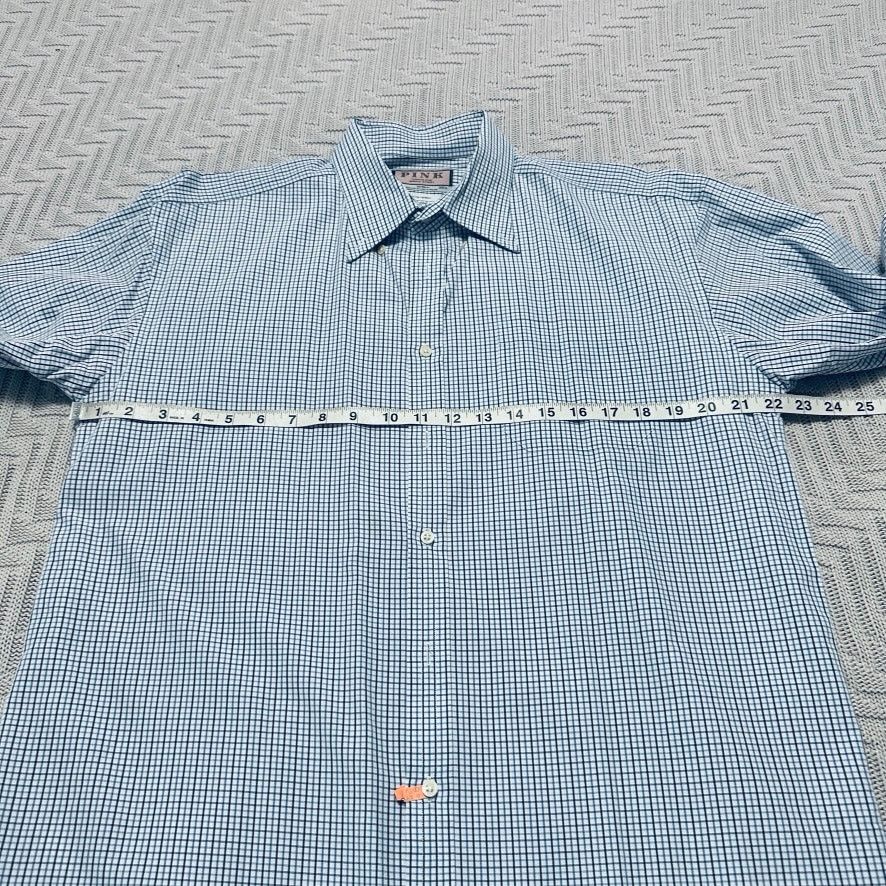 Thomas Pink Thomas Pink Traveller blue plaid button down Size US XXL / EU 58 / 5 - 6 Thumbnail