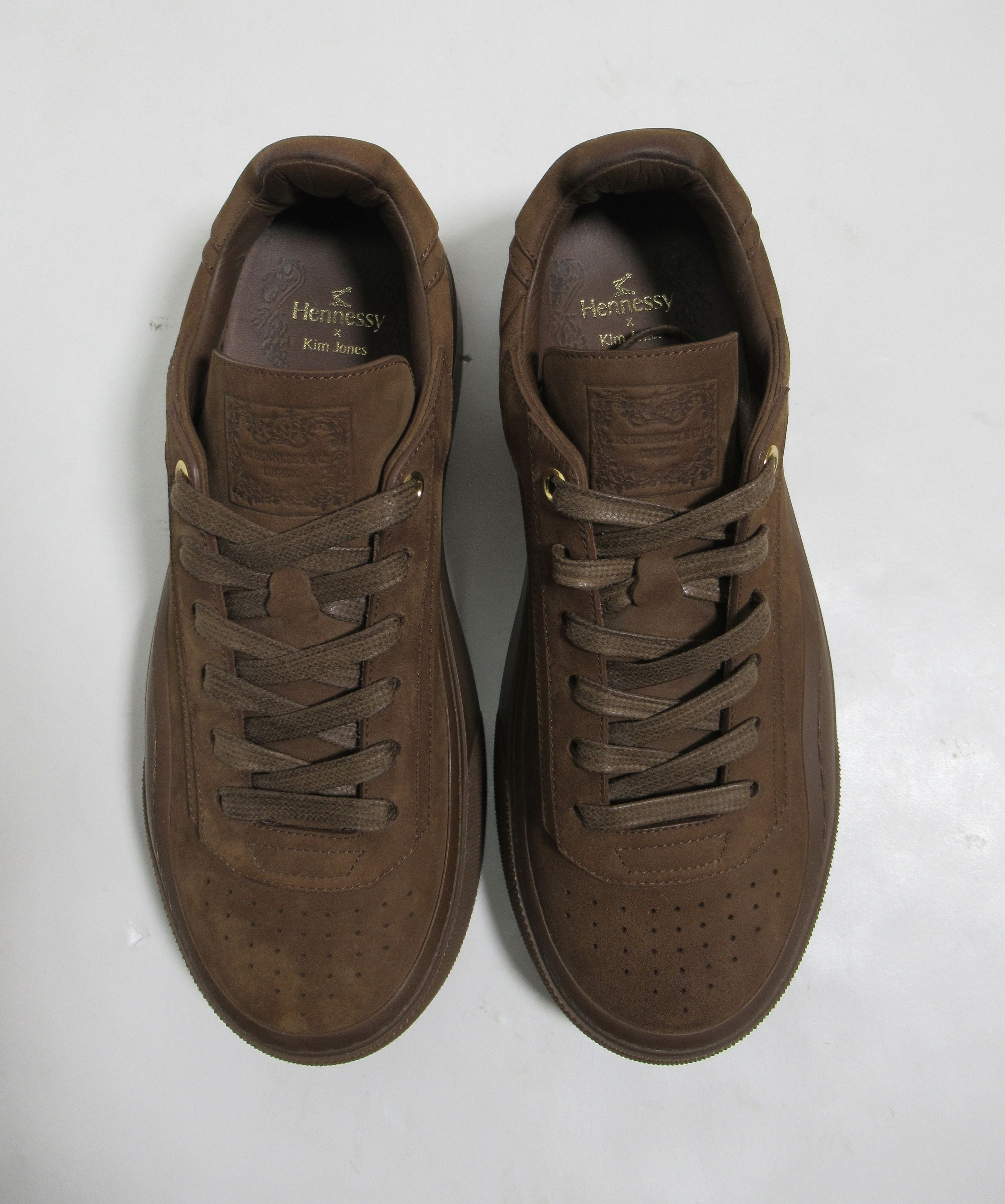 Hennessy Hennessy x Kim Jones Men's Low Top Suede Leather Sneakers Size US 8 / EU 41 - 2 Thumbnail