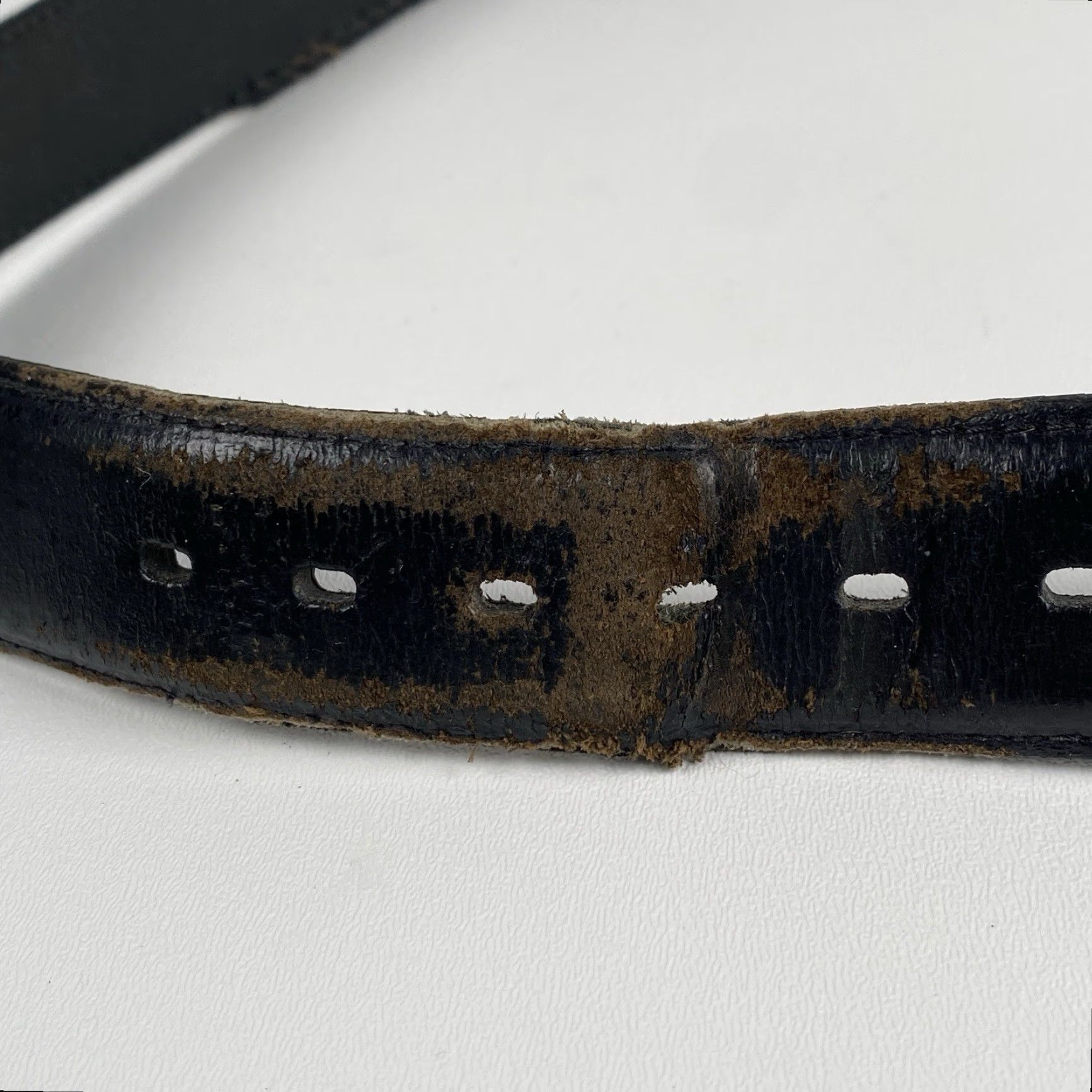 Vintage VINTAGE Belt Men's Tooled Western Belt Size 40 Brown/Black w/ Silver Buckle Nocona Belt Co Casual And Jean Belts Leather Adjustable Mens Size 40 - 4 Thumbnail