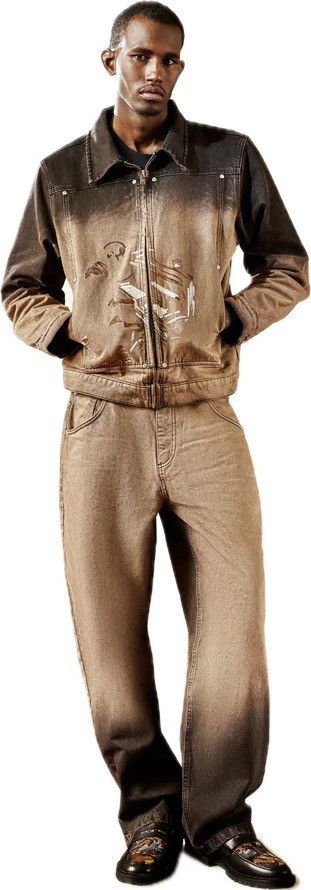 Derschutze "jazz v2" denim brown and black Size US 28 / EU 44 - 10 Thumbnail
