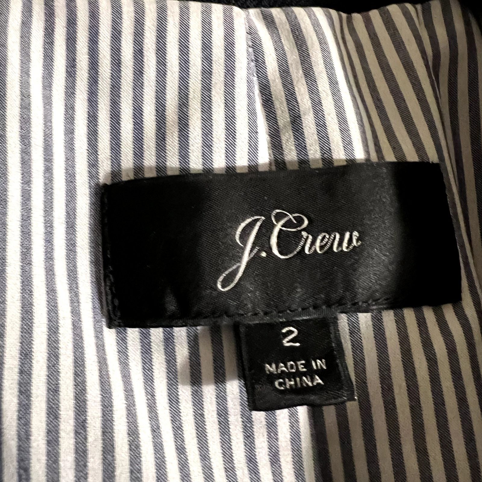 J.Crew J. Crew Wool Parker Blazer Jacket office Blue Size 2 C6 Size XS / US 0-2 / IT 36-38 - 3 Thumbnail
