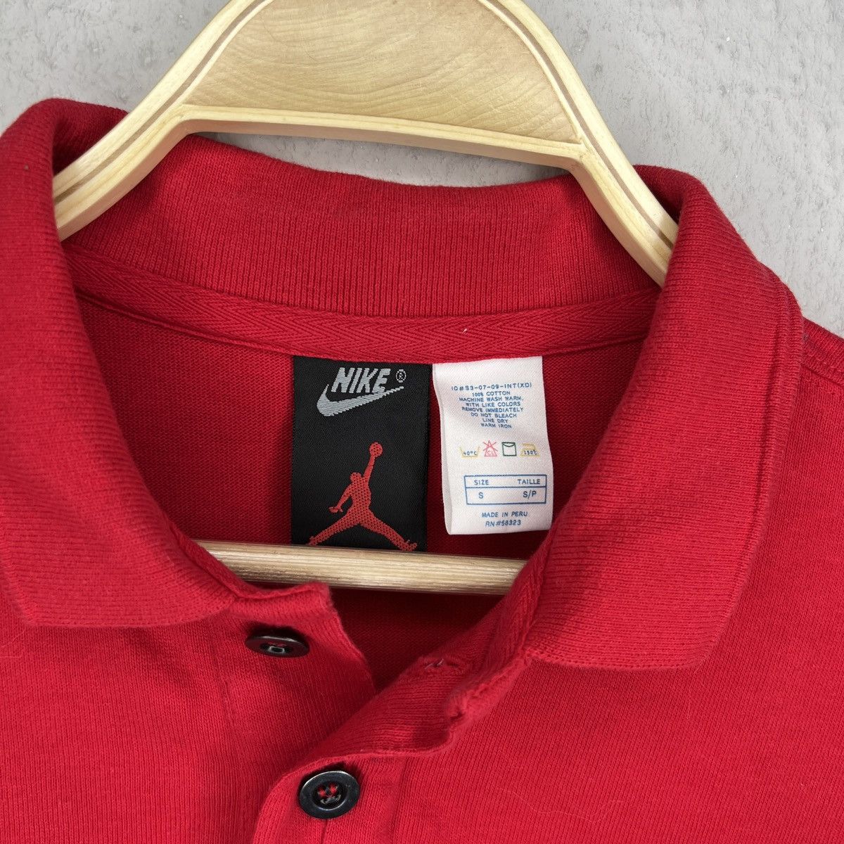 Jordan Brand Rare Vintage 90’s Nike Air Jordan Polo Tshirt Tee Size US M / EU 48-50 / 2 - 4 Thumbnail