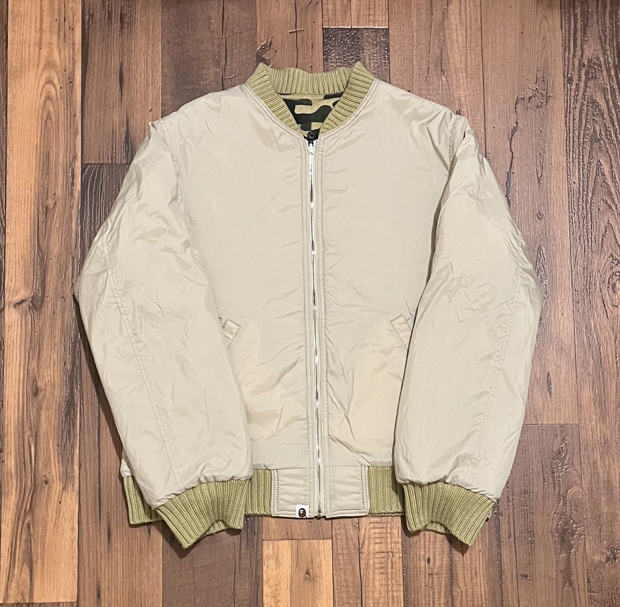 Bape Bape reversible camo heavy bomber jacket Size US XL / EU 56 / 4 - 1 Thumbnail