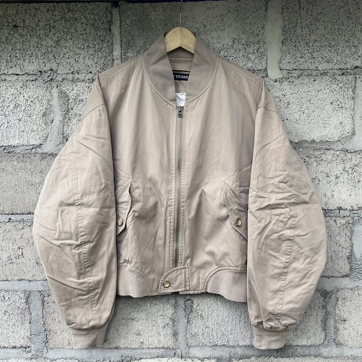 image of 1990S Issey Miyake Oversized Bomber Jacket, Men's (Size Large)