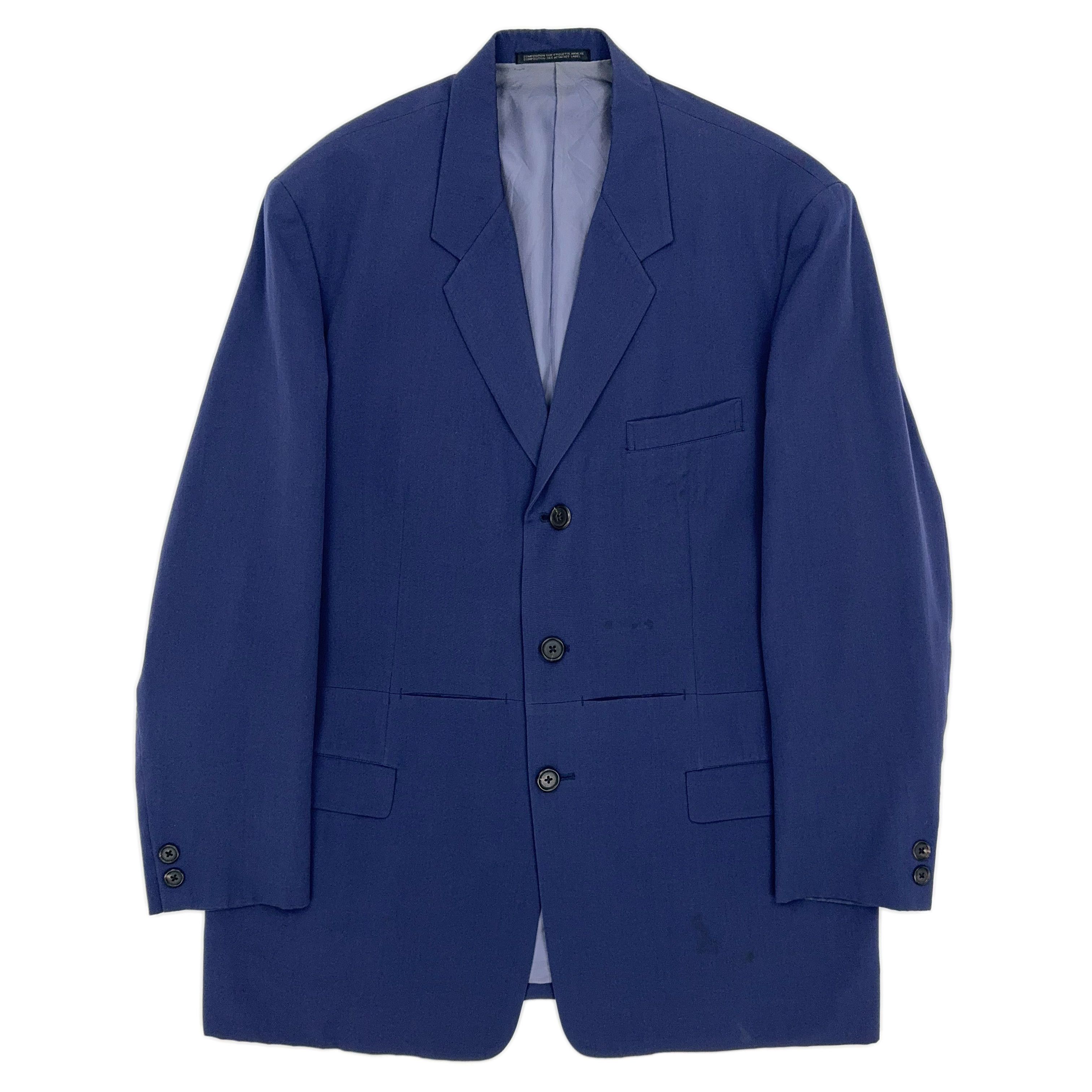 Yohji Yamamoto SS93 Oversized Wool Zoot Suit Size 54L - 2 Thumbnail