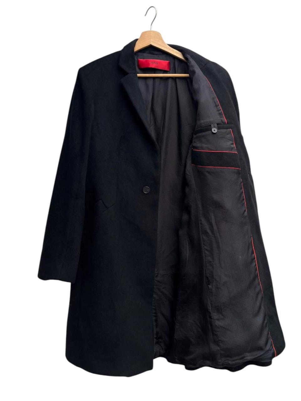 Hugo Boss Hugo Red Label Tag Single Button Cashmere Coat Size US S / EU 44-46 / 1 - 2 Thumbnail