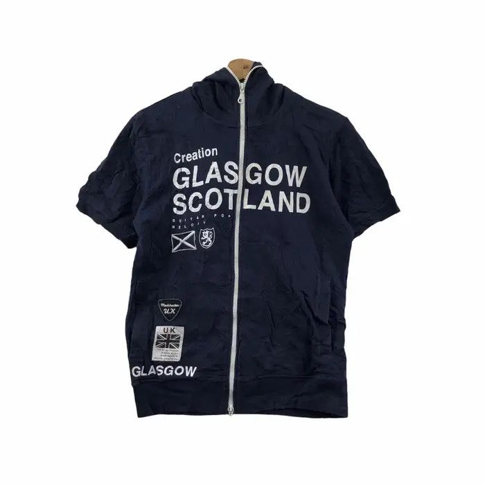 Vtg 90’ ROYAL CRAFT GLASGOW Scotland Jacket Sweater Zipper