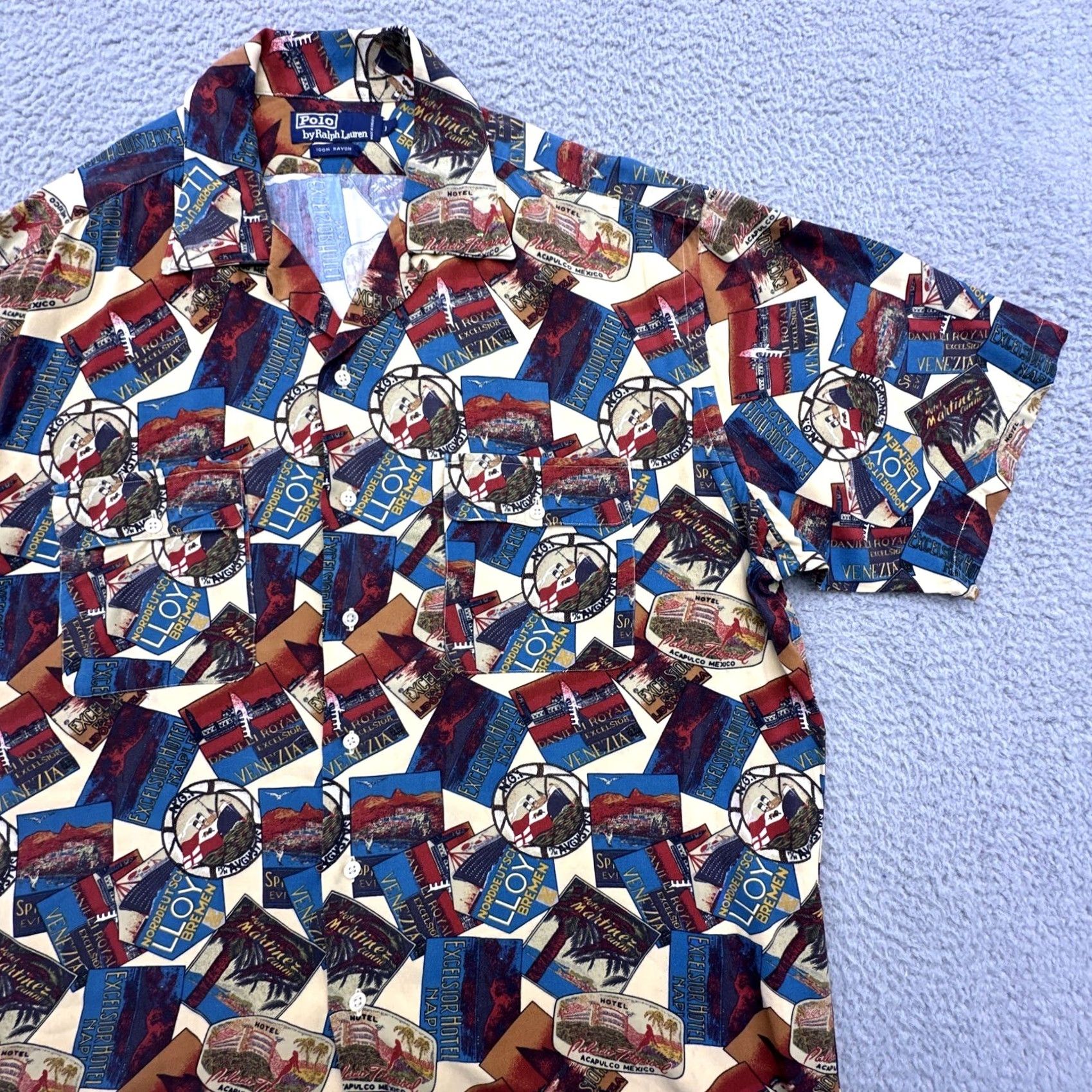 Ralph Lauren VINTAGE Polo Ralph Lauren Shirt S/M L Cotton? Size US L / EU 52-54 / 3 - 2 Thumbnail