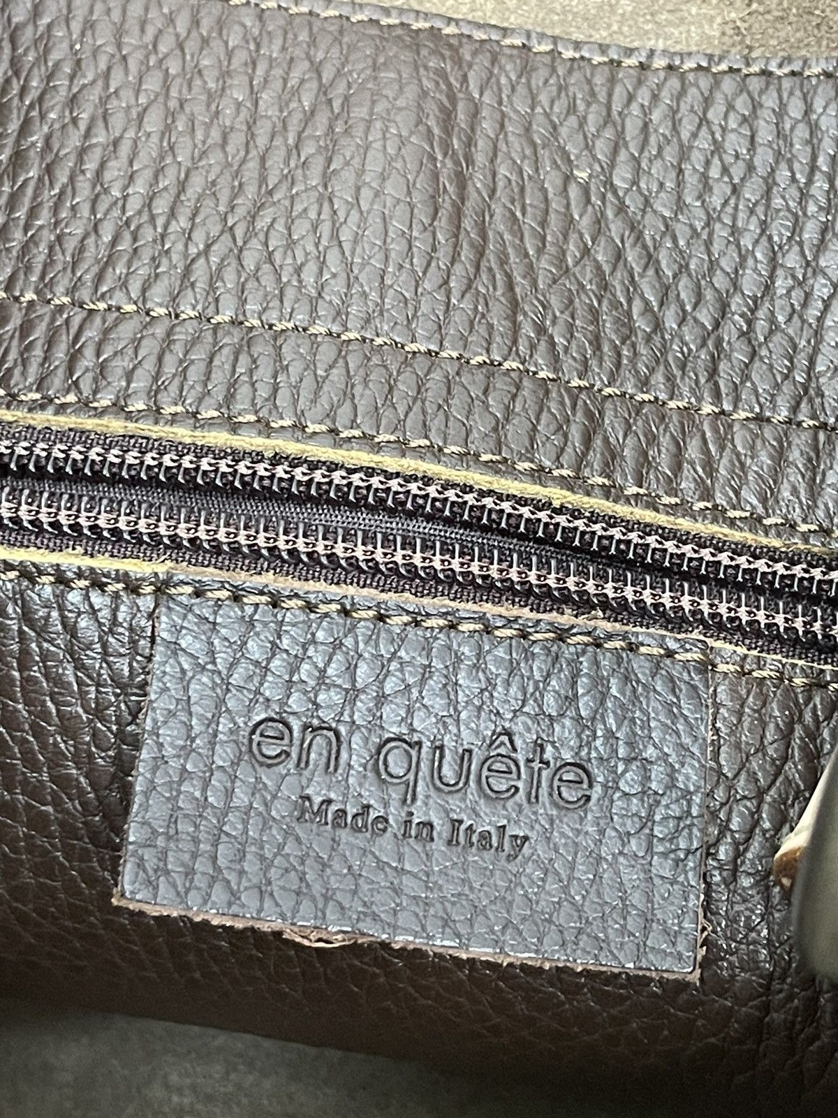 Genuine Leather Full Leather En Quete Italy Shoulder Bag 3🟩 Size ONE SIZE - 19 Thumbnail