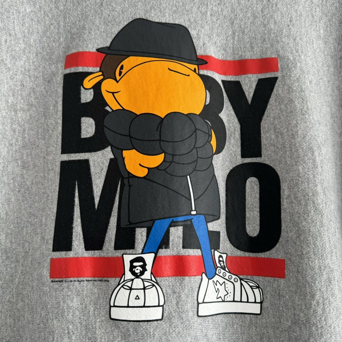 Bape OG Baby Milo Run DMC Logo Crewneck Sweater Size US M / EU 48-50 / 2 - 3 Thumbnail