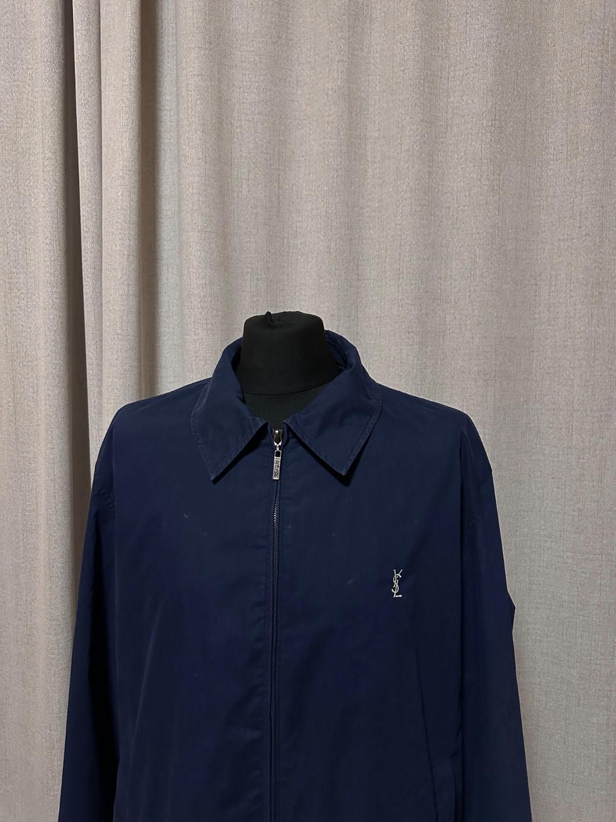 Yves Saint Laurent Vintage Yves Saint Laurent Bomber Jacket YSL Men Size M Blue Size US M / EU 48-50 / 2 - 2 Thumbnail
