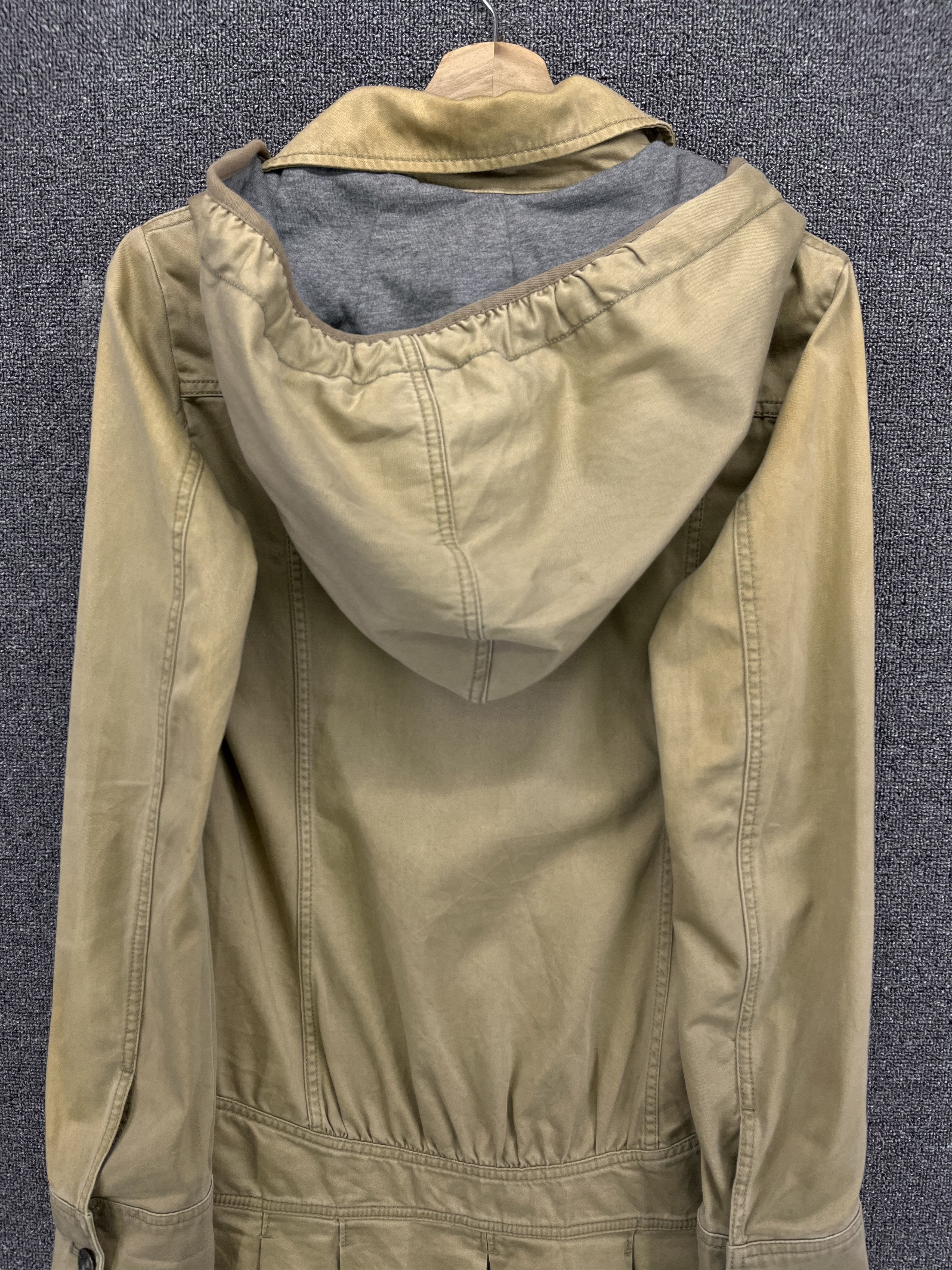 Diesel Vintage Diesel Hoodie Rare Punk Style Long Jacket Size M / US 6-8 / IT 42-44 - 14 Thumbnail
