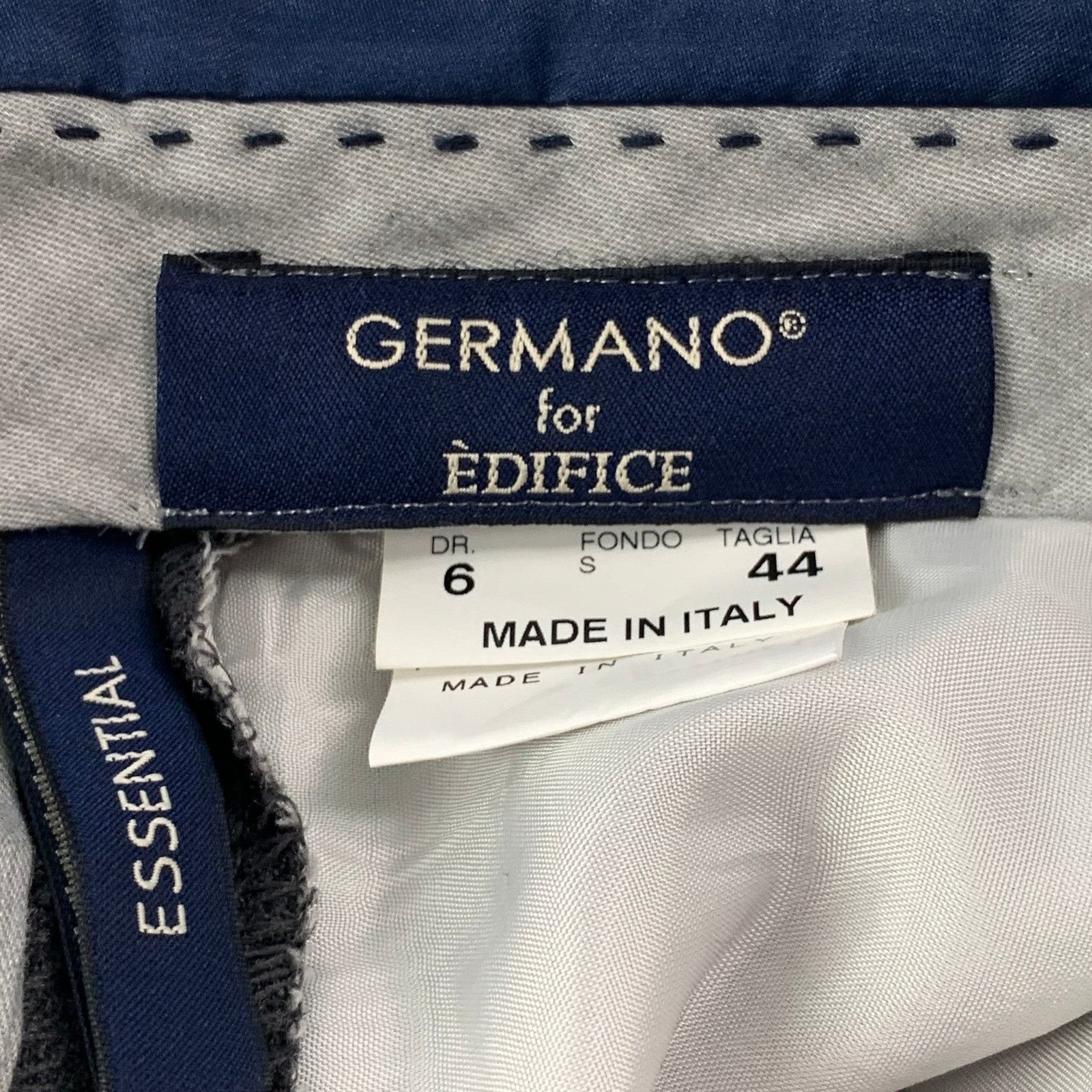 Other GERMANO Size 28 Grey Heather Wool Dress Pants Size US 28 / EU 44 - 4 Thumbnail