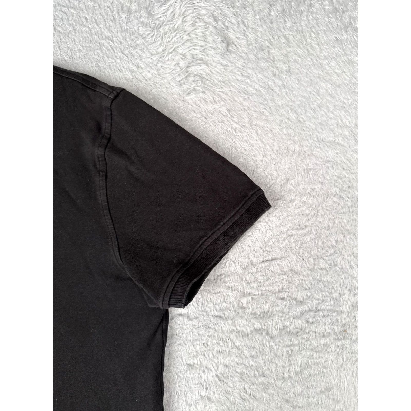Tommy Hilfiger Tommy Hilfiger Polo Shirt Mens M Black Cotton Custom Fit Logo Casual Knit Size US M / EU 48-50 / 2 - 2 Thumbnail