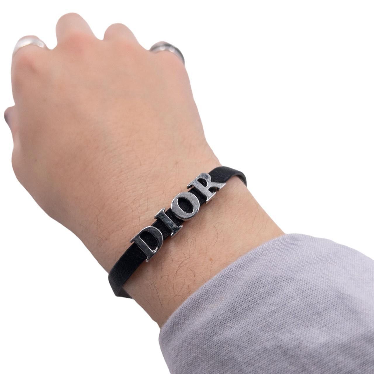 Dior Vintage Dior Leather Strap Bracelet Size ONE SIZE - 5 Thumbnail