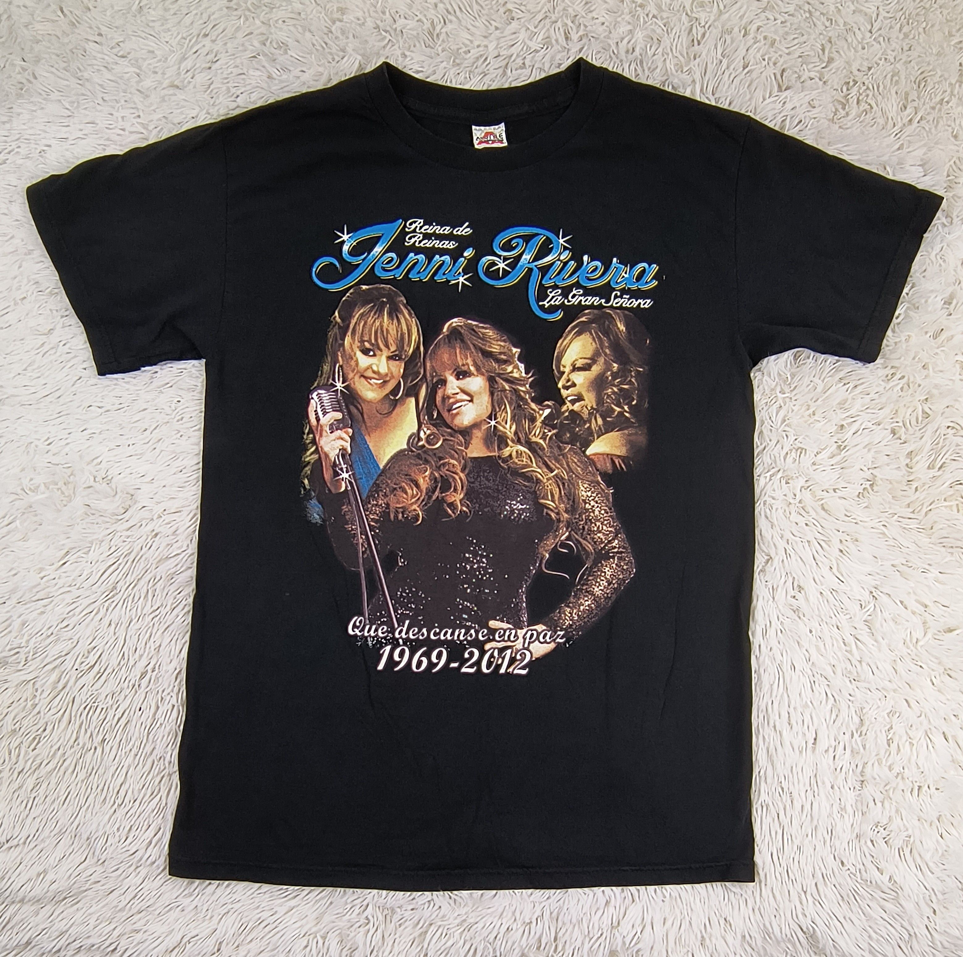 AAA In memory of Jenni Rivera 1969 - 2012 tee Size US M / EU 48-50 / 2 - 2 Thumbnail