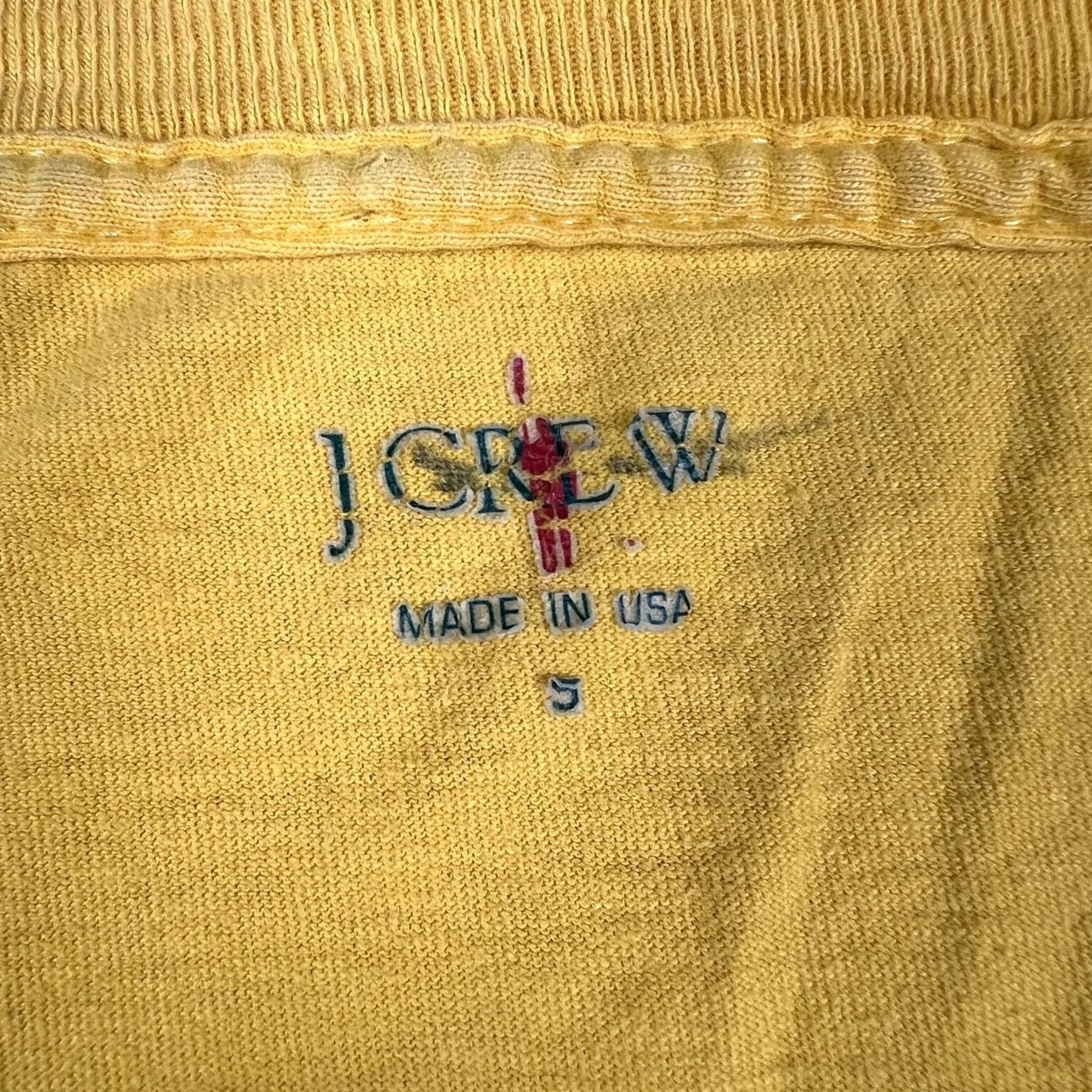 J.Crew J Crew Oarsman NYC Graphic Shirt Small Men Yellow Short Sleeve Size US S / EU 44-46 / 1 - 3 Thumbnail