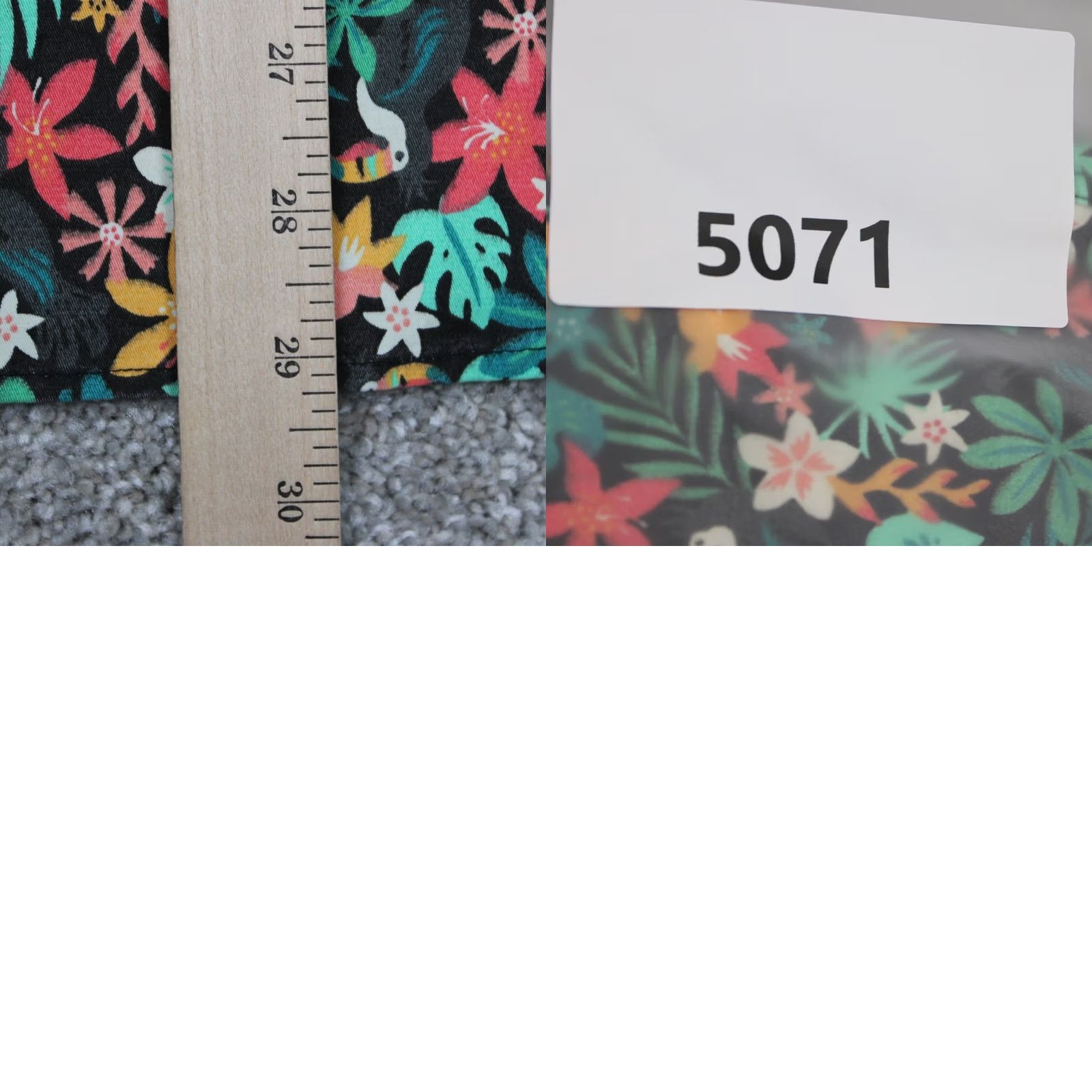 Chubbies Chubbies Hawaiian Shirt Mens M Green Floral Short Sleeve Button-Down Past Weekend Wear S/S Pullover Shirt Size US M / EU 48-50 / 2 - 9 Thumbnail