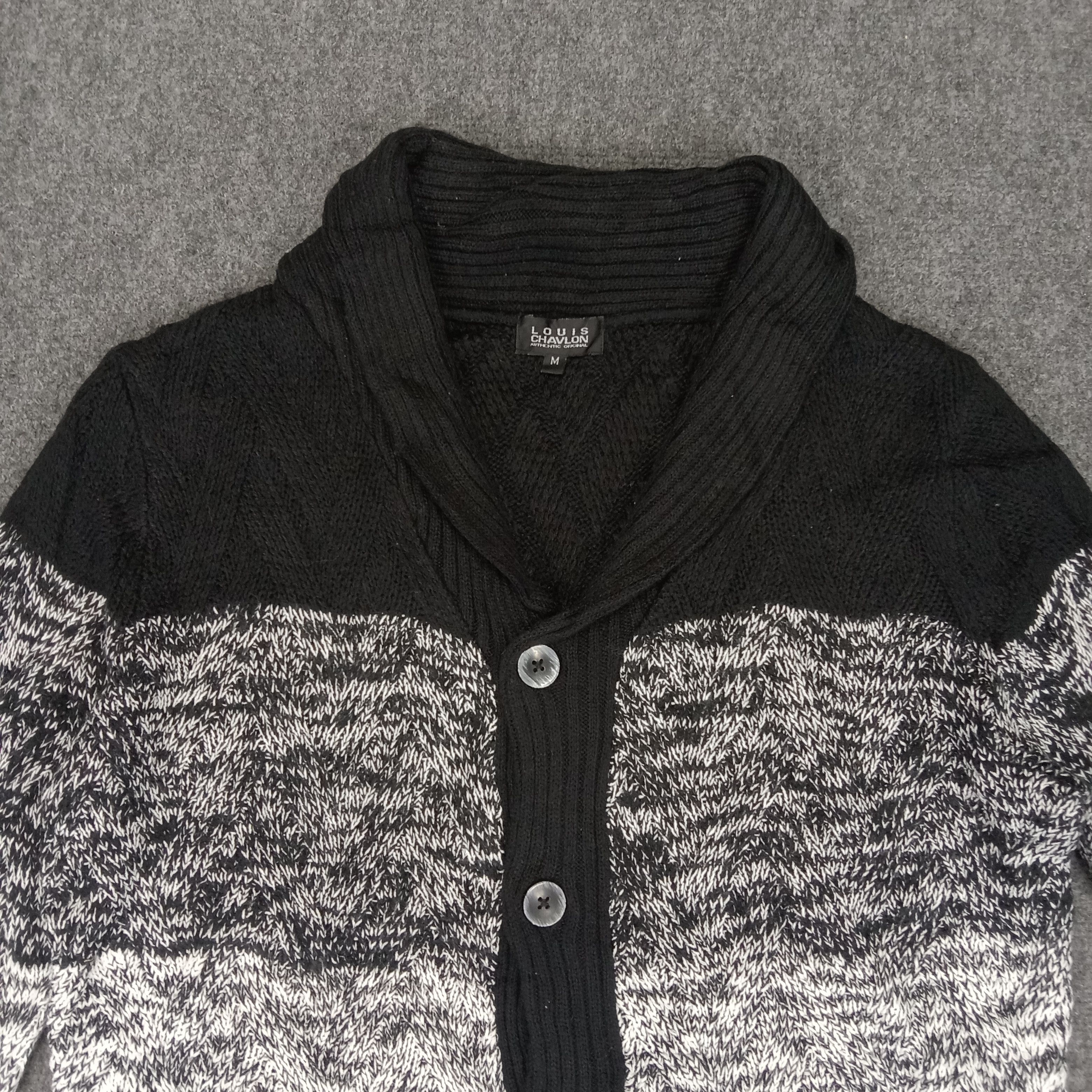 Vintage Louis Chavlon Japanese Brand Knitwear Cardigan Size S / US 4 / IT 40 - 2 Thumbnail