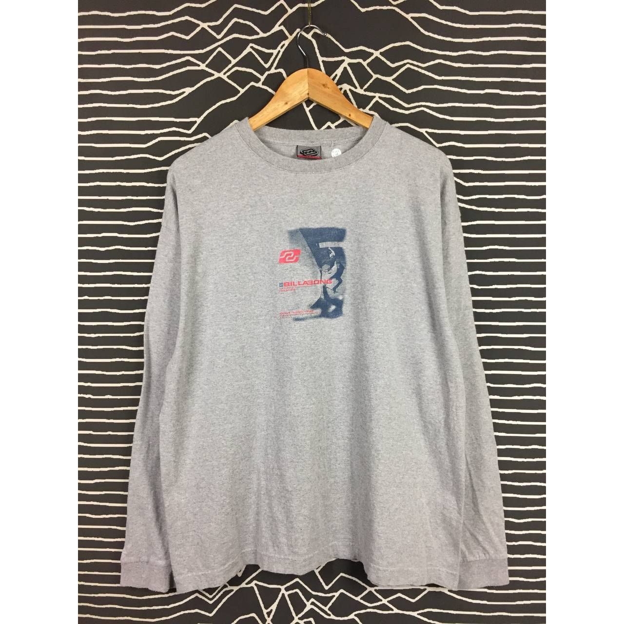 Vtg Billabong Ever Changing Skateboard Longsleeve Tee