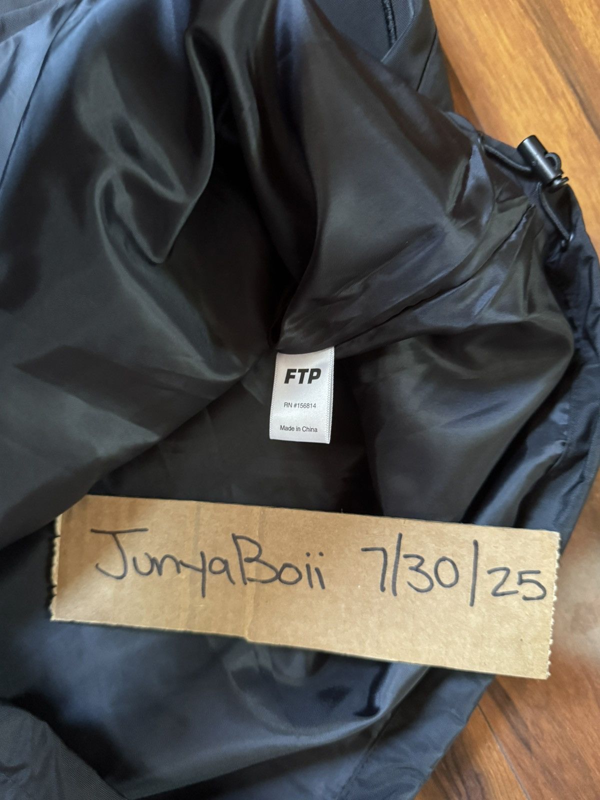 Fuck The Population FTP FW23 Black F-Tec Anorak Small Size US S / EU 44-46 / 1 - 15 Thumbnail