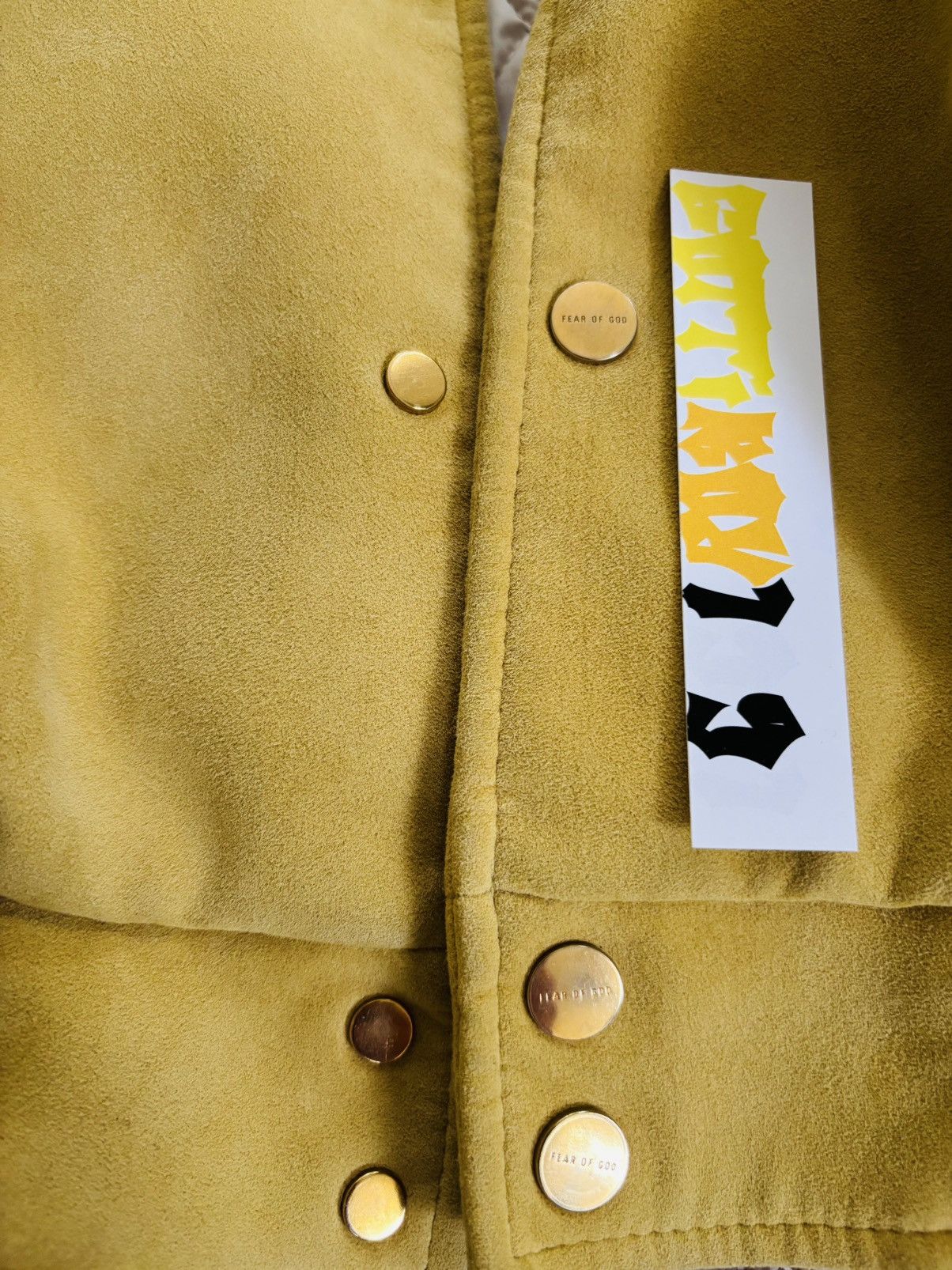 Fear of God Fear of God 6th Collection Suede Bomber "Winnie the Pooh" M Size US M / EU 48-50 / 2 - 4 Thumbnail