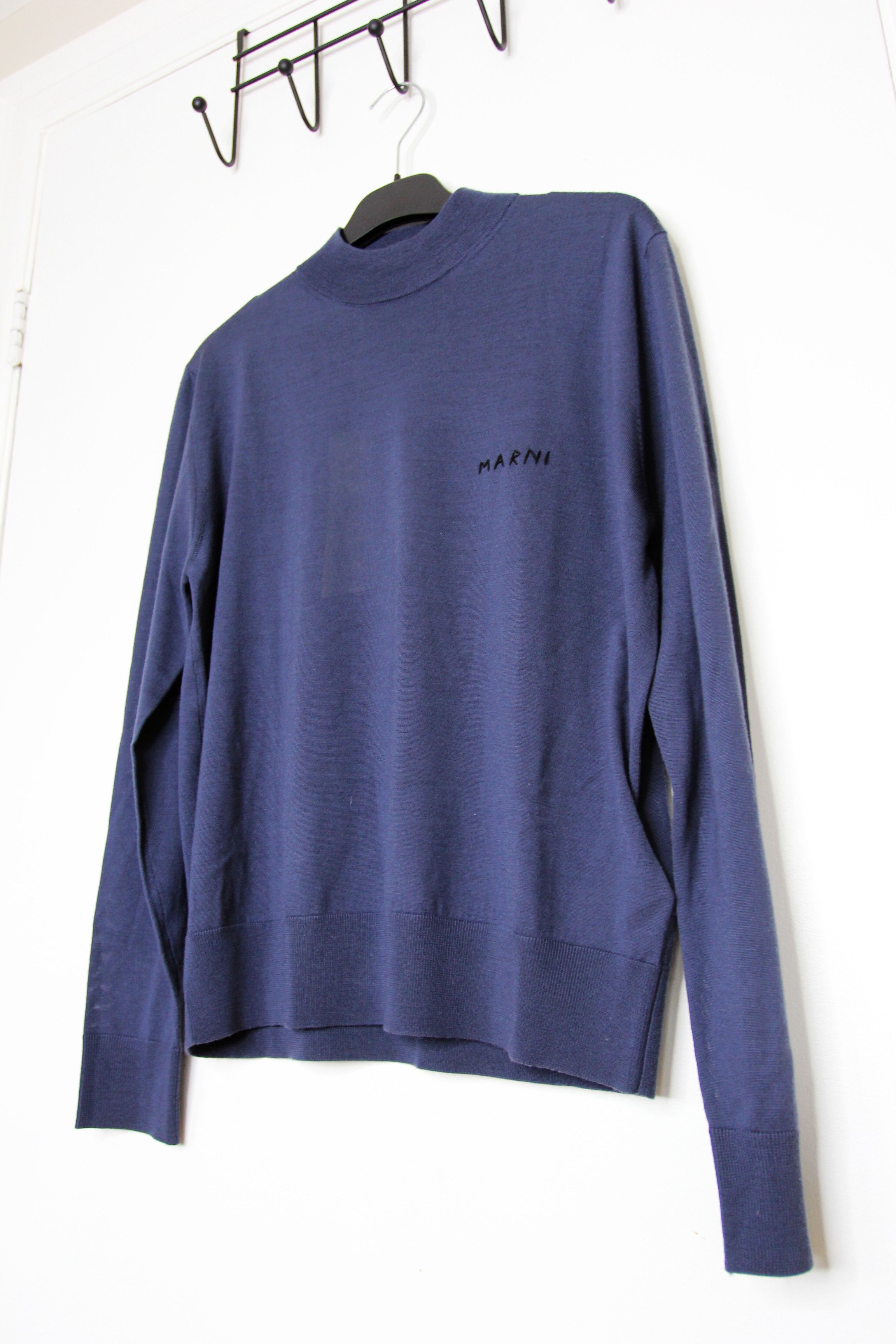 Marni BNWT AW24 MARNI FINE WOOL BLOCKS SWEATER 48 Size US M / EU 48-50 / 2 - 5 Thumbnail