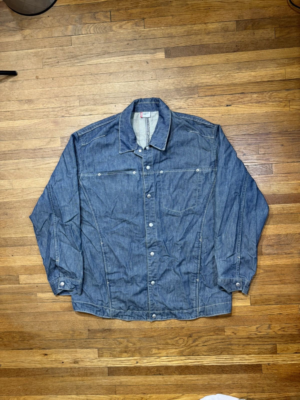 Levi's × Levi's Vintage Clothing × Vintage Vintage Levi’s Engineered Denim Chore Jacket Size US XL / EU 56 / 4 - 1 Thumbnail