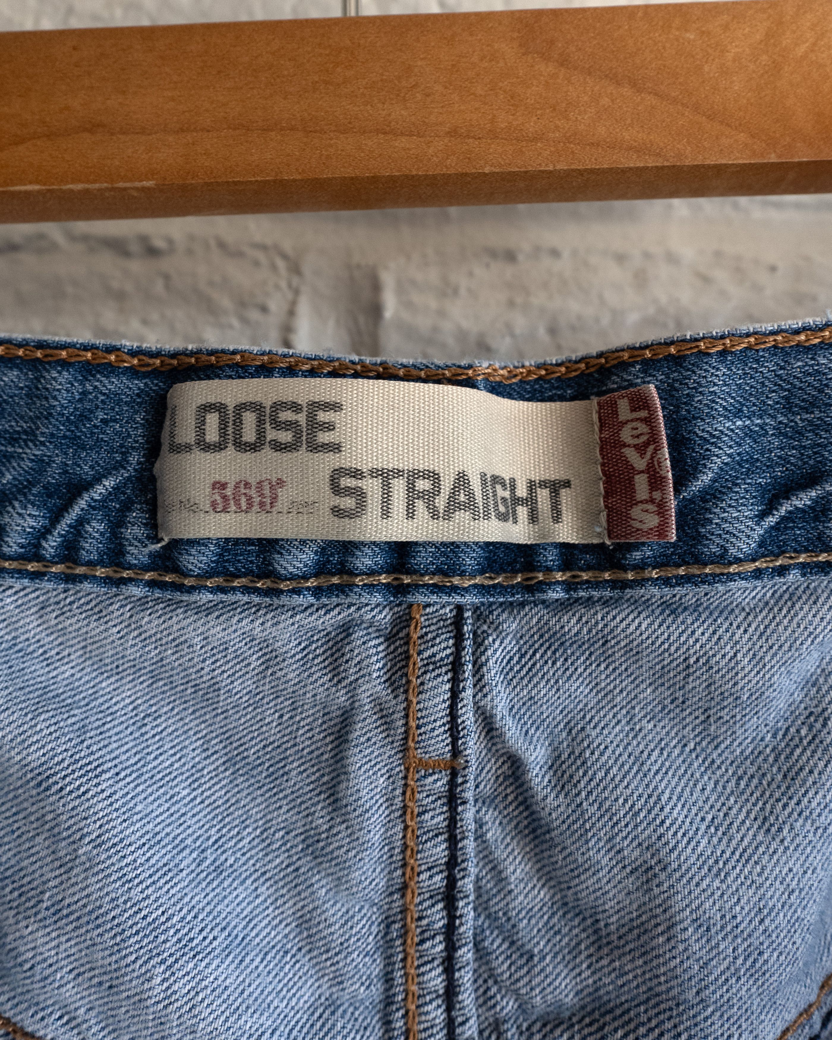 Levi's Vintage 2000s Levi's 569 Jeans Y2K Loose Baggy Men's 40 Size US 40 / EU 56 - 2 Thumbnail