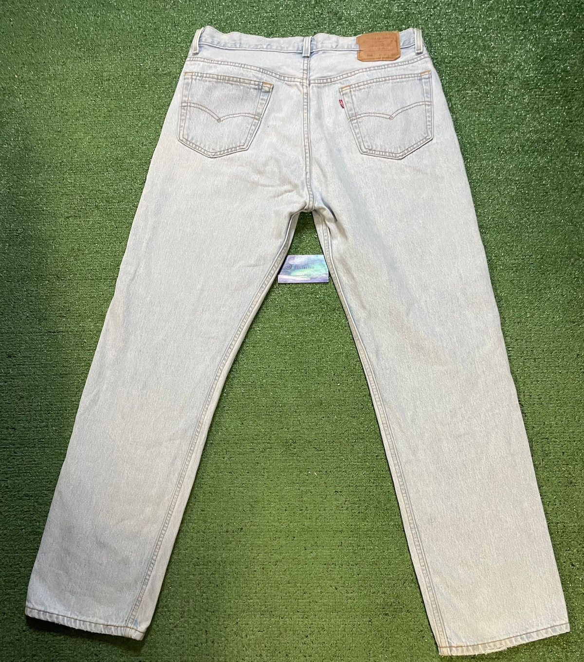 Levi's Vintage 1990s Levi’s 501XX light wash blue jeans 501-0134 Size US 36 / EU 52 - 2 Thumbnail