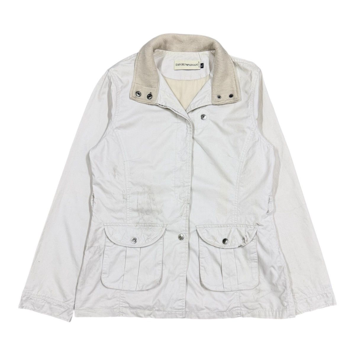 Emporio Armani Emporio Armani Field Cotton Jacket Made In Italy Size XL / US 12-14 / IT 48-50 - 1 Thumbnail